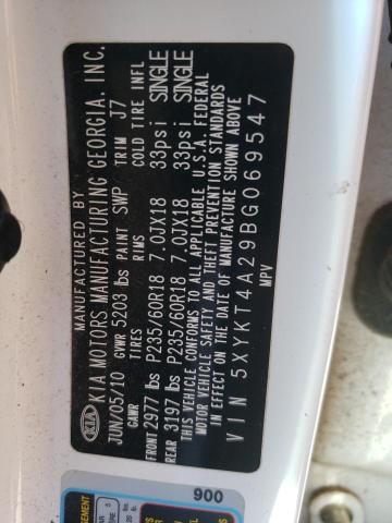 5XYKT4A29BG069547 KIA Sorento Base