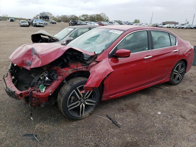 Vin: 1hgcr2f52ha257783, lot: 43437473, honda accord sport 20171