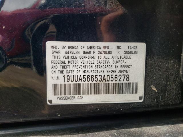 19UUA56653A056278 Acura 3.2TL