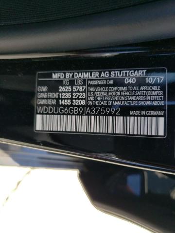 WDDUG6GB9JA375992 Mercedes-Benz S 450