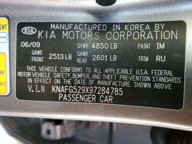 KNAFG529X97284785 KIA RONDO BASE