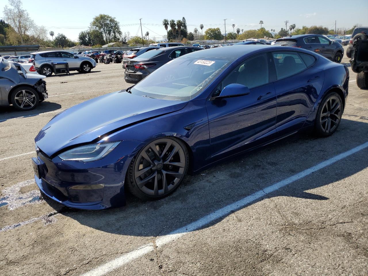 5YJSA1E51NF464682 TESLA MODEL S 2022