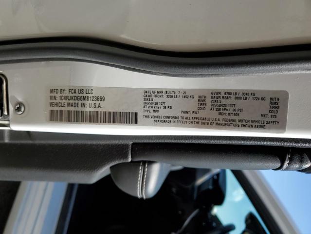 1C4RJKDG6M8123669 Jeep Grand Cherokee L Overland