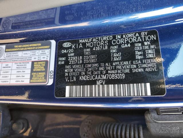 KNDEUCAA3M7089319 KIA SELTOS S