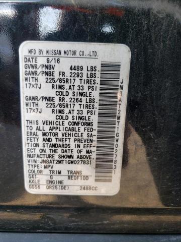 JN8AT2MT1GW027831 Nissan ROGUE S