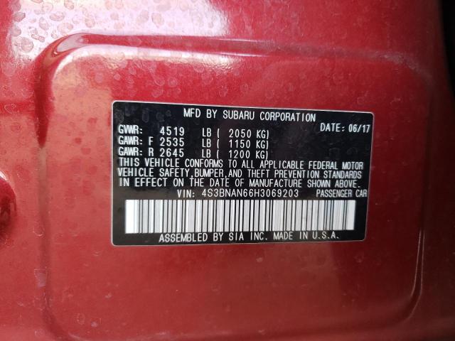 4S3BNAN66H3069203 Subaru Legacy 2.5i Limited