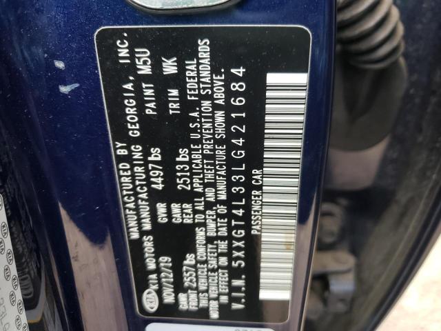 5XXGT4L33LG421684 KIA Optima Lx