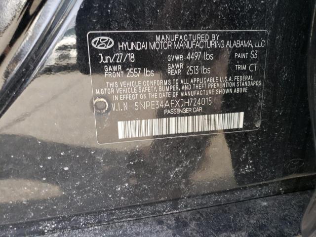 2018 HYUNDAI SONATA SPO 5NPE34AFXJH724015