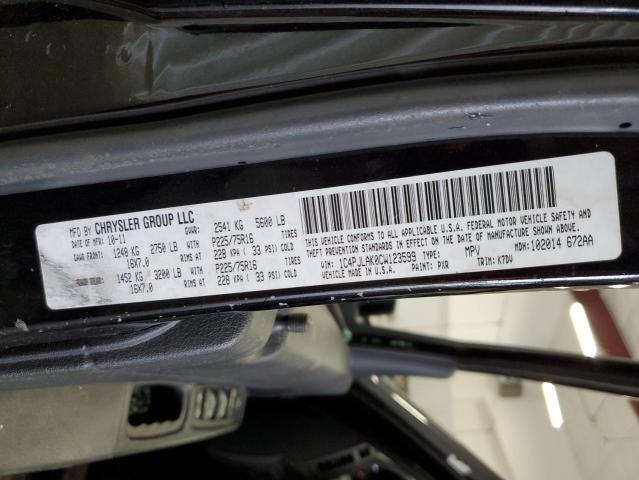 1C4PJLAK0CW123599 Jeep Liberty