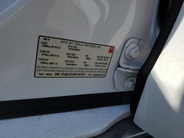 5YJSA1E16FF107979 Tesla MODEL S