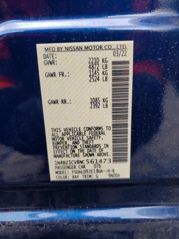 1N4BZ1CV8NC561473 Nissan Leaf Sv Plus