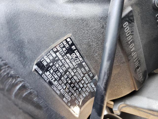 2023 KAWASAKI ZX636 K - JKBZXJH18PA016009
