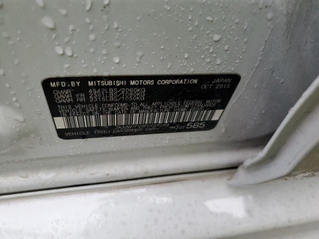 2015 MITSUBISHI LANCER EVO JA32W7FV9FU028009