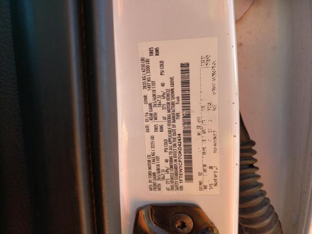 2016 FORD F150 SUPER 1FTEW1CP7GKD42434