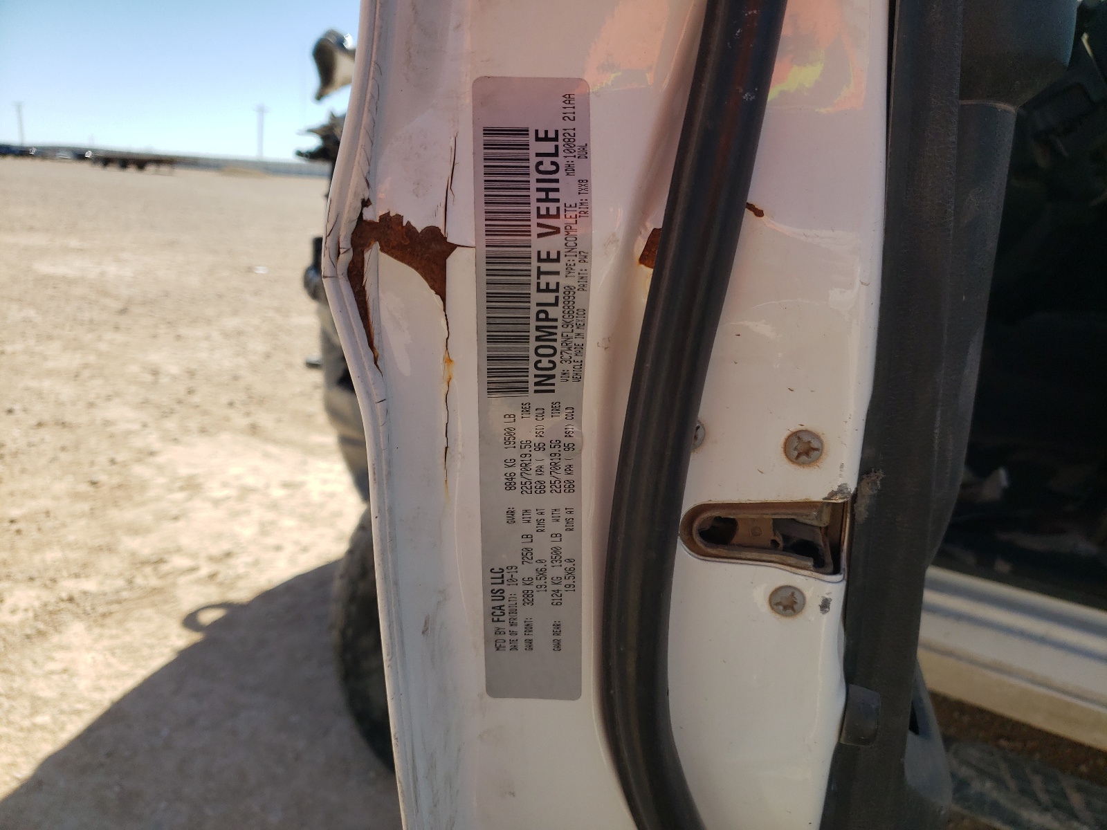 3C7WRNFL9KG689990 2019 Ram 5500