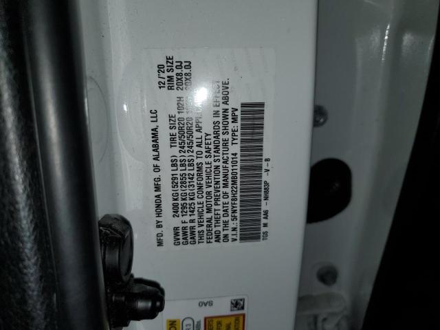 2021 HONDA PASSPORT S 5FNYF8H22MB011014