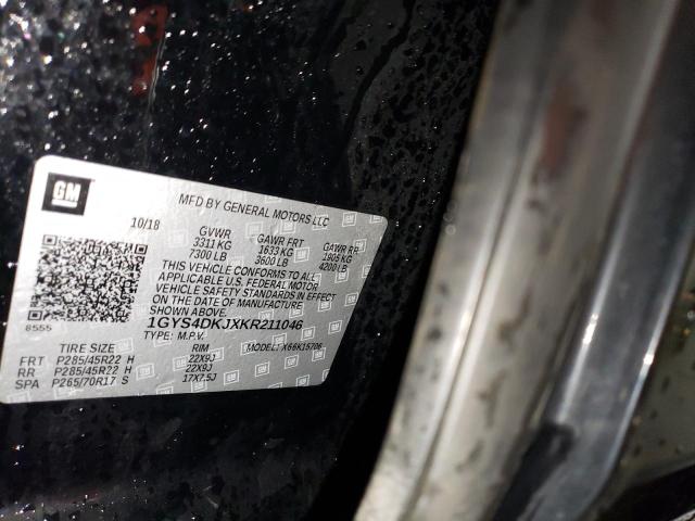 2019 CADILLAC ESCALADE P - 1GYS4DKJXKR211046