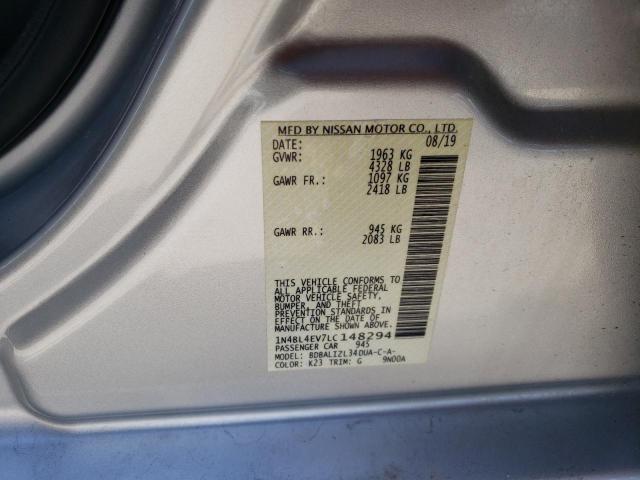 2020 NISSAN ALTIMA SL 1N4BL4EV7LC148294