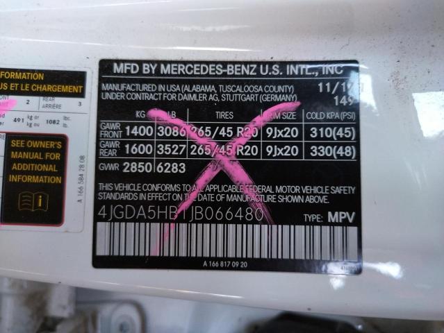 2018 MERCEDES-BENZ GLE 350 4M - 4JGDA5HB1JB066480