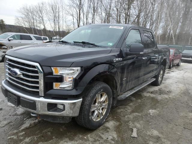 Salvage cars for sale from Copart Candia, NH: 2016 Ford F150 Supercrew