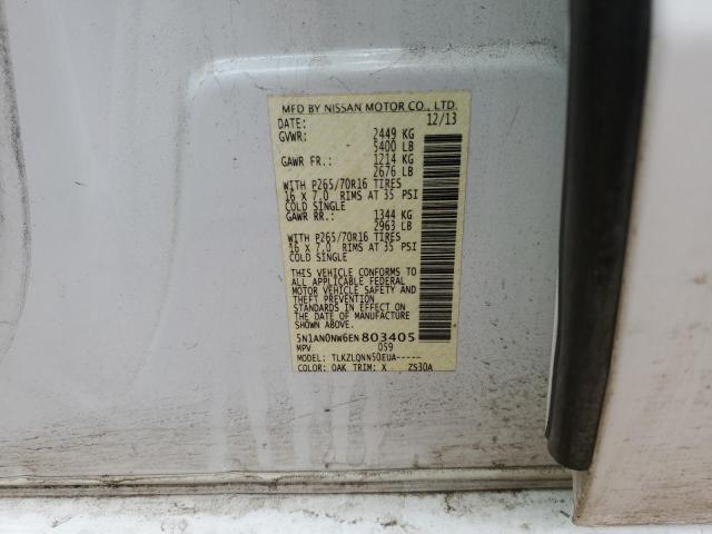 5N1AN0NW6EN803405 Nissan XTERRA X
