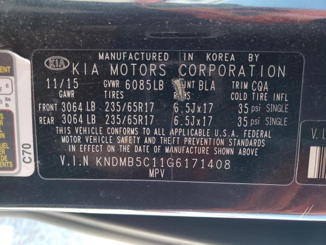 KNDMB5C11G6171408 KIA SEDONA LX