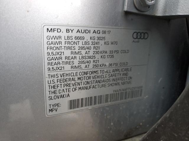 2018 AUDI Q7 PRESTIG - WA1VAAF71JD011459