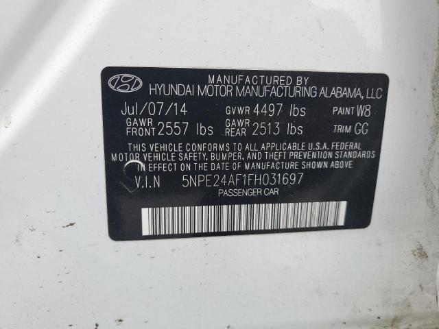 2015 HYUNDAI SONATA SE - 5NPE24AF1FH031697