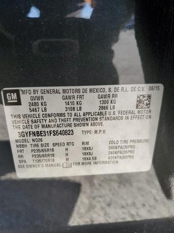 2015 CADILLAC SRX LUXURY - 3GYFNBE31FS640823