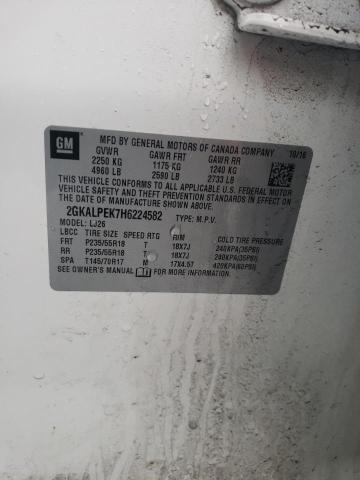2GKALPEK7H6224582 GMC Terrain Slt