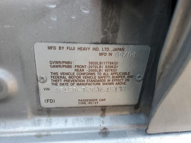 JF1GD67595H515178 Subaru IMPREZA RS