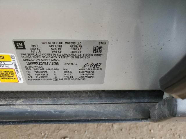 1GKKRNED4GJ112090 GMC ACADIA SLE