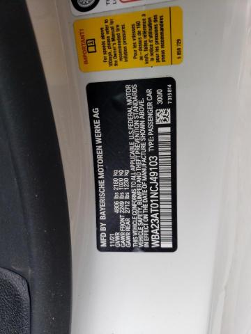 2022 BMW 430I WBA23AT01NCJ49103