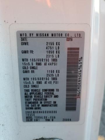 3N6CM0KN4GK696596 Nissan NV200 2.5S