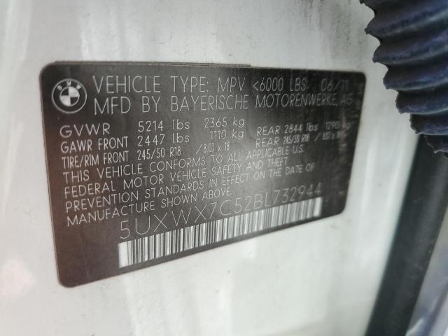 5UXWX7C52BL732944 BMW X3 Xdrive35i