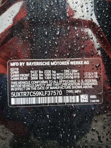 2019 BMW X3 SDRIVE3 - 5UXTR7C59KLF37570
