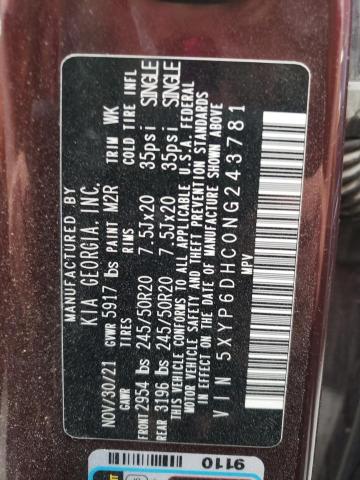 5XYP6DHC0NG243781 KIA Telluride S