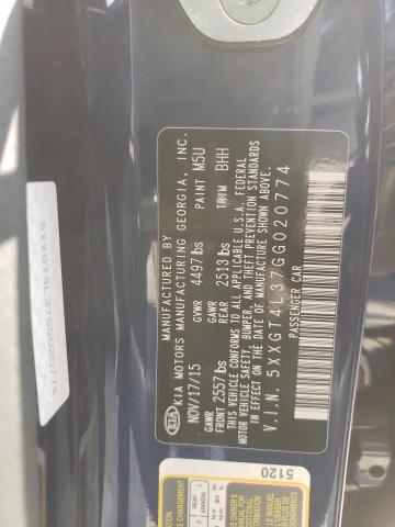 5XXGT4L37GG020774 KIA Optima Lx