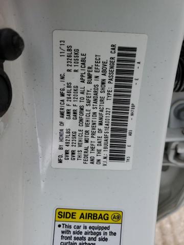 19UUA9F51EA001327 Acura TL