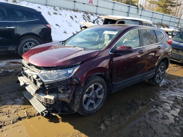 Salvage cars for sale from Copart Davison, MI: 2018 Honda CR-V EX