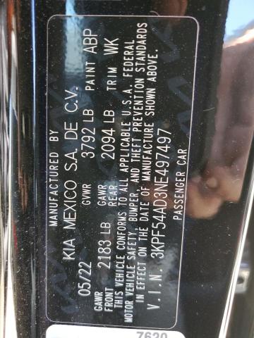 2022 KIA FORTE GT L - 3KPF54AD3NE497497
