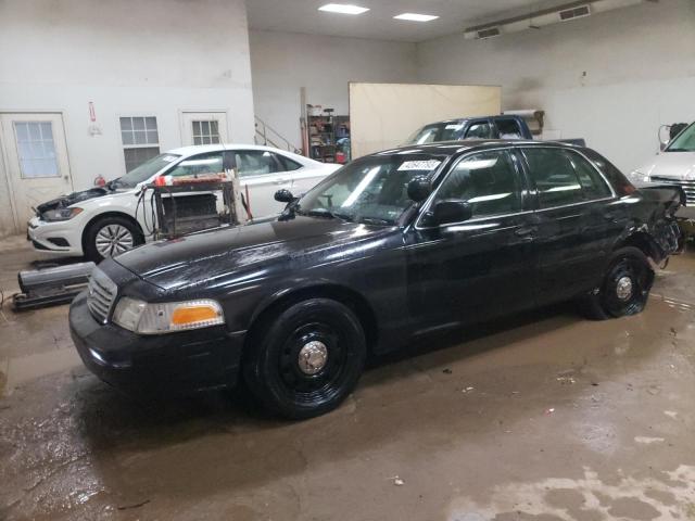 Salvage cars for sale from Copart Davison, MI: 2008 Ford Crown Victoria Police Interceptor