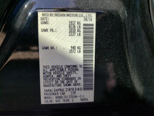 2016 NISSAN ALTIMA 2.5 1N4AL3AP9GC289340