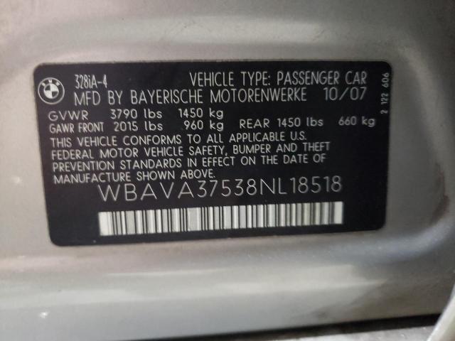 WBAVA37538NL18518 BMW 3 Series