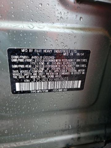 2015 SUBARU FORESTER 2 - JF2SJADC6FH468603