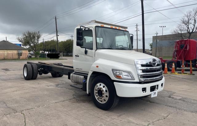Salvage trucks for sale at Houston, TX auction: 2015 Hino Hino 338