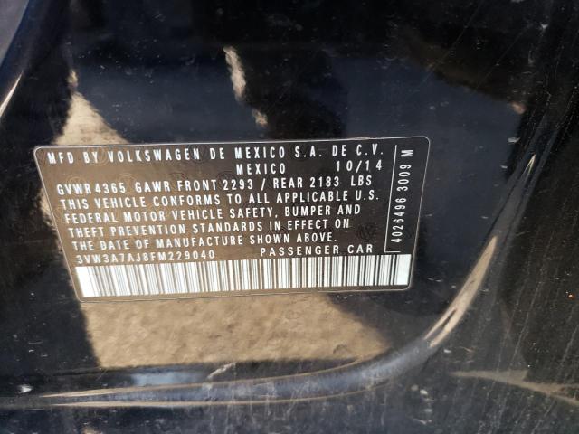2015 VOLKSWAGEN JETTA TDI 3VW3A7AJ8FM229040
