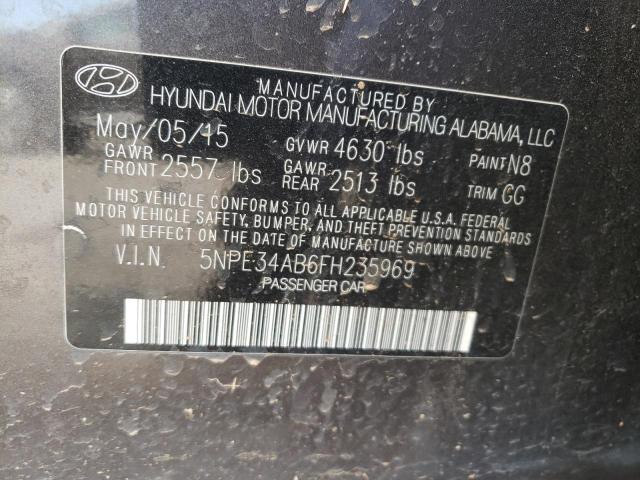 2015 HYUNDAI SONATA SPO - 5NPE34AB6FH235969
