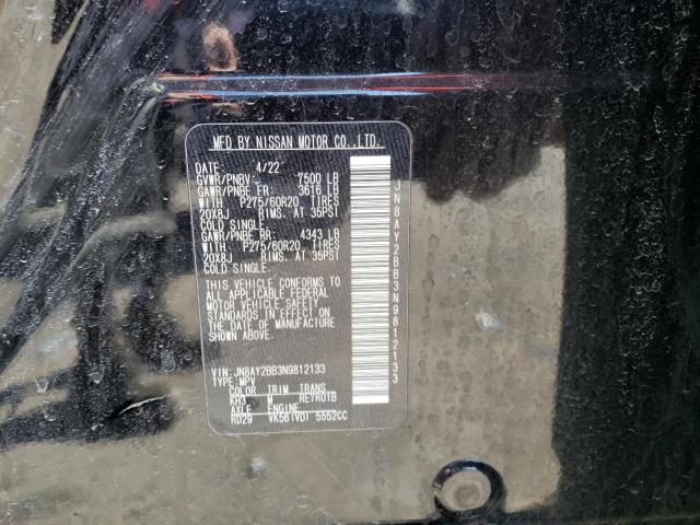 2022 NISSAN ARMADA SL - JN8AY2BB3N9812133