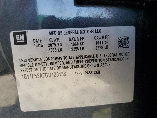 2016 CHEVROLET MALIBU LIM - 1G11E5SA7GU120138